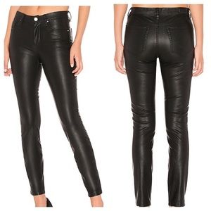 Blank NYC Black Vegan Leather Skinny Pants